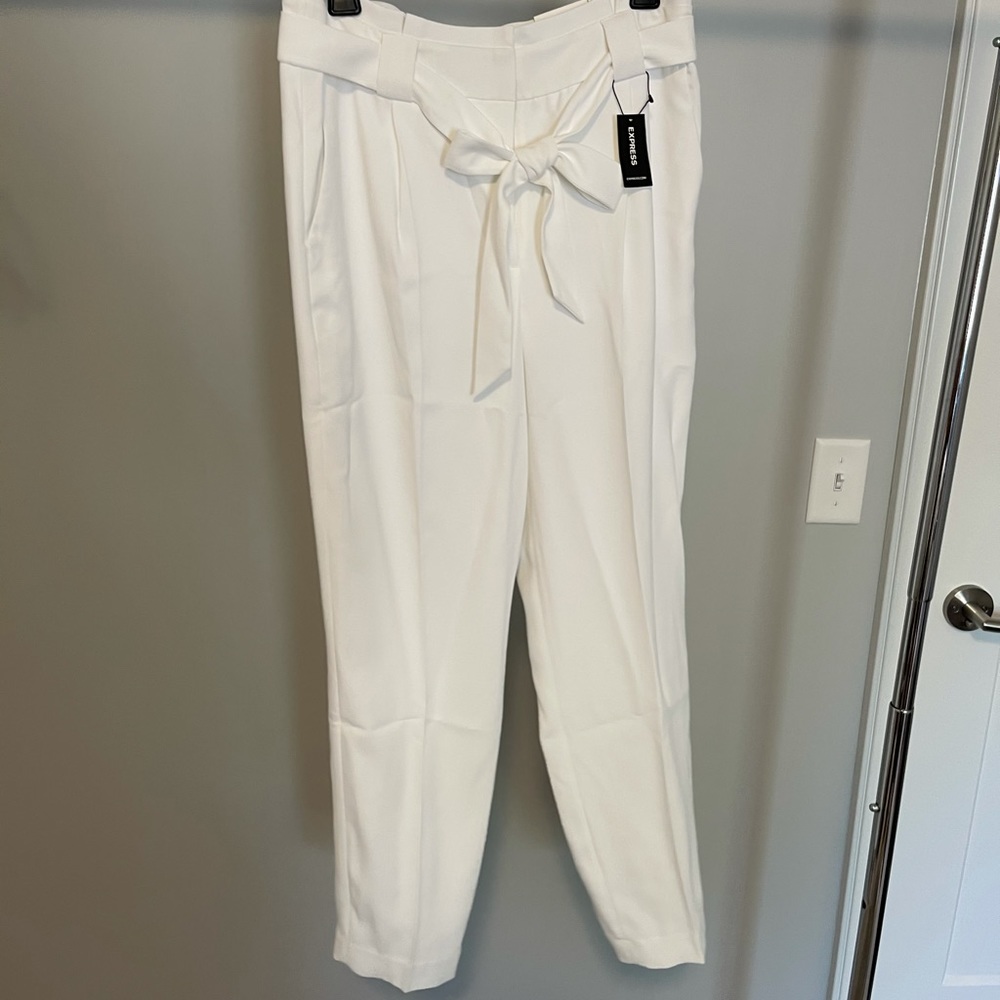 EXPRESS WHITE WORK PANTS - BRAND NEW WITH TAGS